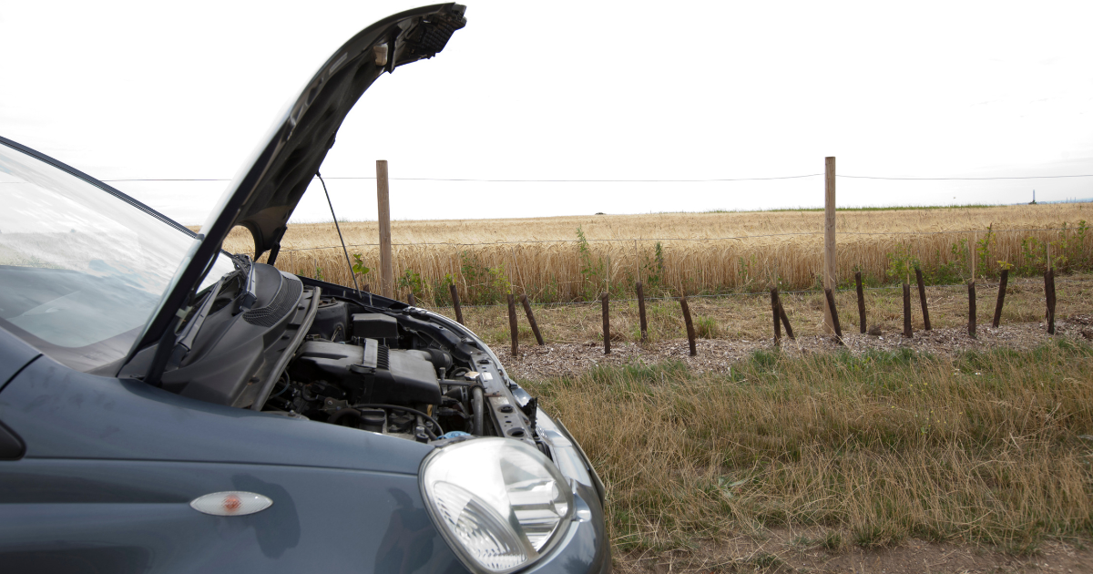 A Broken-Down Vehicle  