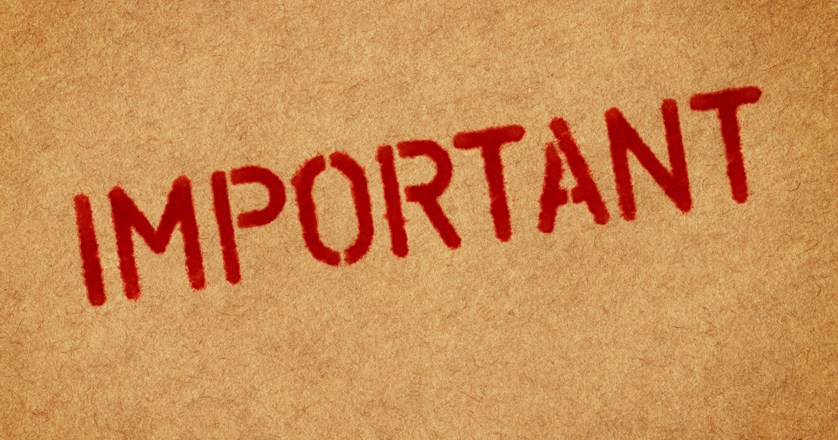 Receiving Important Messages